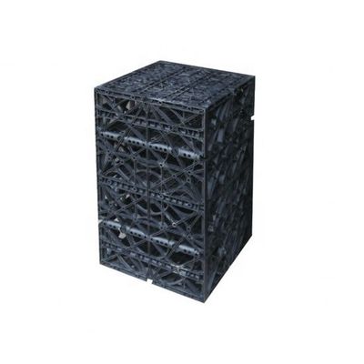 Schwarze Kunststoff-Geocelluläre Infiltrations-Drainage-Box für Regenwasser-Sammlung