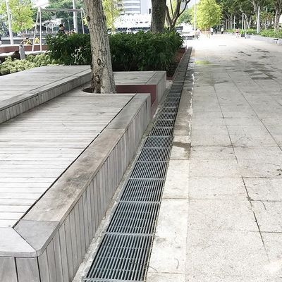 Autowaschboden Wasserabfluss Edelstahlgitter mit benutzerdefiniertem Abflusskanal