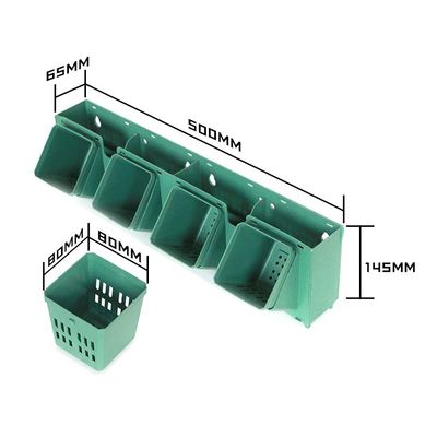 Moderner Stil Stackbare Garten vertikaler Kunststoff Kräuterpflanzer für Innenanpflanzung