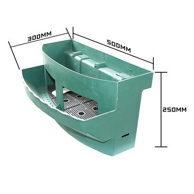 Selbstbewässernde verstellbare Geländer Kunststoff Hängende Blumenkrug Schienenplanter Design System