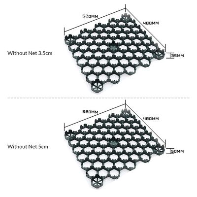 4 Menge pro Quadratmeter HDPE-Block-Graspflaster-Plastikgitter für poröses Pflastergitter
