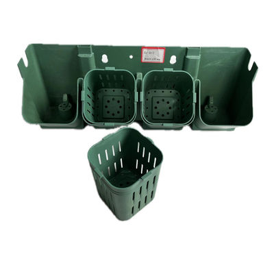 Plastik-HDPE-Grünpflanztopf Stackbare vertikale Wandpflanzersystem für den Garten