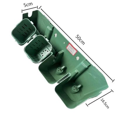 Plastik-HDPE-Grünpflanztopf Stackbare vertikale Wandpflanzersystem für den Garten