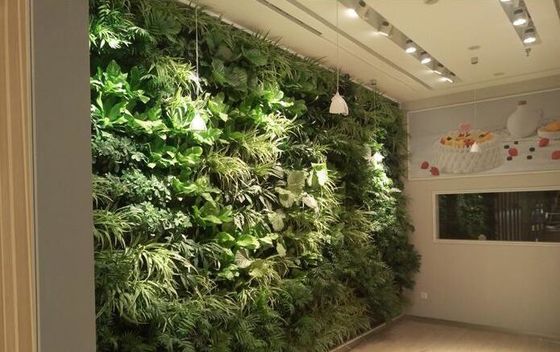 Zusammengestellte grüne Wand PP starke vertikale Kunststoff-Blütentopf für Innen- / Gartendekoration