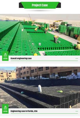 Umweltschonendes HDPE-Material Regenwasser-Sammelsystem für die Infiltration von Regenwasser